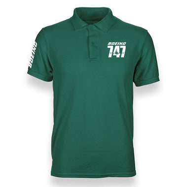 B747 DESIGNED POLO SHIRT THE AV8R